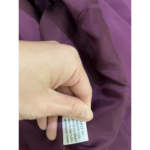 TALBOTS women purple 2- piece skirt suits size 12 - Picture 11 of 16